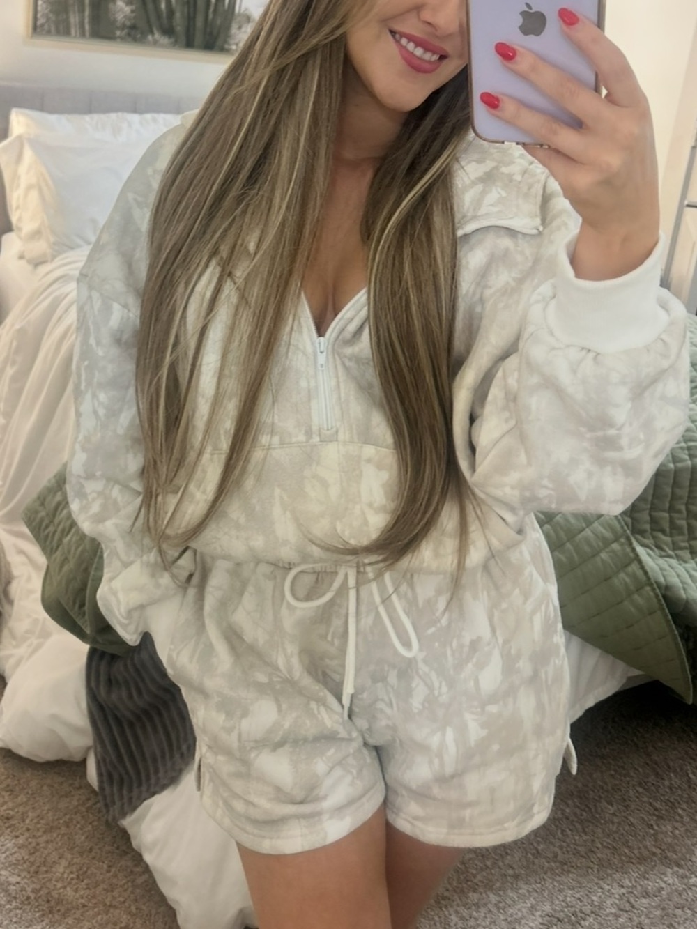Altar'd State Cozy Expedition Camo Romper
